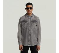 G-star Dakota Slim Long Sleeve Shirt Grey M Men