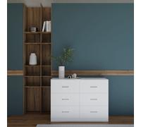 Dakotia 6 Drawer Chest Seconique White One Size