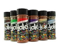 DAK's Spices BEST SELLERS 6 PACK - 100% Sodium Free! Spice and seasoning for steak, poultry, fish, veggies containing 0% SALT! FREEDOM from Salt, Low Salt, Low Sodium!