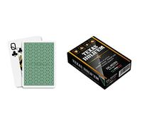 Dal Negro Playing Cards 24141 Texas Hold'em Casino Quality Retro Green