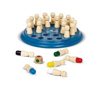 Dal Chromosfida Colourful Wooden Cube Memory Game Suitable for Ages 6+