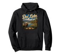 Dal Lake India Kashmir Travel Srinagar Lake Graphic Pullover Hoodie
