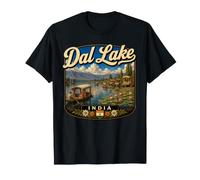 Dal Lake India Kashmir Travel Srinagar Lake Graphic T-Shirt