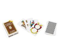 Dal Negro Napoletane 87 Extra Italian Regional Playing Cards, Brown Case - Deck of 40 Cards