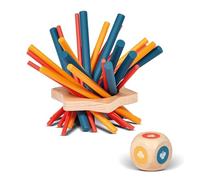 Dal - Star Shanghai Wooden Skill Game Suitable for Adults, Teens and Kids Ages 5+