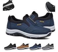 Daladder Walking Orthopedic Shoes, 2024 New Walking Shoes Hiking Shoes, Men's Comfortable Waterproof Breathable Orthopedic (Blue,44)