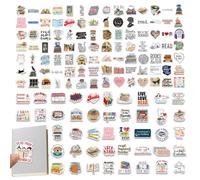 DALAETUS 150 Pcs Inspirational Reading Stickers Set,Positive Book for Students Teachers,Waterproof Library Sticker Lovers,Motivational Vinyl Decals Water Bottle Laptop Scrapbook