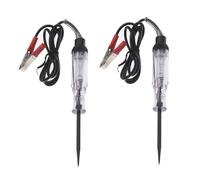 DALAETUS 2 Pcs Automotive Circuit Tester Set, DC 6V/12V/24V Circuit Tester, Auto Test Light, Car Truck Voltage Fuse Tester, Electrical Tester for Low Voltage Systems, Switch, Fuse, Wires