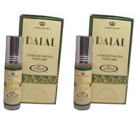 DalalConcentrated Perfume Oil - Pack of 2 (6ml Each) | Long Lasting Unisex Attar | Sweet, Creamy Vanilla Scent | Alcohol-Free Roll-On | Pocket Size Perfume for Daily Use