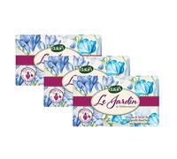 Dalan Le Jardin Pure Vegetable Soap Freesia & Sweet Pea 200g (Pack of 3)