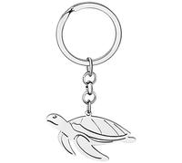 DALANE Stainless Steel Sea Turtle Tortoise Keychains Car Key Ring Novelty Gifts Jewelry for Women Girls Bag Charms