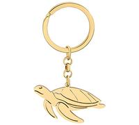 DALANE Stainless Steel Sea Turtle Tortoise Keychains Car Key Ring Novelty Gifts Jewelry for Women Girls Bag Charms
