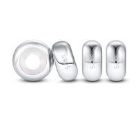 DALARAN Sterling Silver Stoppers Beads for Pandora Bracelet Rubber Spacer Charms 925