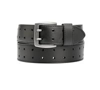 DALAYEA Big & Tall Belt for Mens 56"-80" Genuine Leather Belt Reinforced Strap Extra Long Belts for Casual Work Jean, Black-37, Waist Size 52"-53"= Belt Length 60"