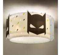 Dalber ceiling light DARK HERO, white/black, Ø 33 cm, E27