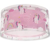 Children's Ceiling Light for Unicorns, Animals, Pink