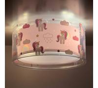 Dalber UNICORNS children's ceiling light, pink, 1-bulb