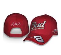 Dale Earnhardt Jr 2025 Retro Sponsor Number 8 Brim Red Hat, Red, One size