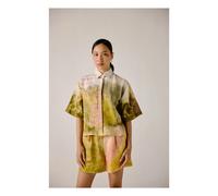 Dale Lin Wide Leg Shorts Green XS