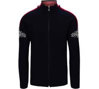 Dale of Norway - Merino wool vest - Spirit M Jacket Navy Offwhite Raspberry for Men in Wool - Size XL Navy XL