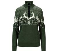 Dale of Norway - Women's Dale Christmas Sweater - Merino jumper size L, olive