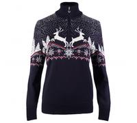 Dale of Norway - Women's Dale Christmas Sweater - Merino jumper size S, blue