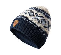 Dale of Norway - Wool Beanie - Cortina 1956 Hat Navy/Off White for Women in Wool Navy one size