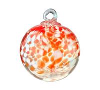 Dale Tiffany Hand Blown Glass, 6" Diameter Nova, Tree of Life Collection, Witch Globe Hanging Garden Indoor/Outdoor Decorative Ornament Gazing Ball