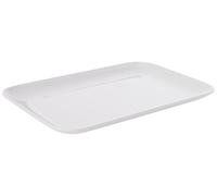 Dalebrook L288 Rectangular Tray-High Gloss Melamine White finish, 16 cm x 24 cm