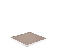 Dalebrook Trafalgar Taupe Melamine Medium Square Plate 25.4x25.4x1.7cm (Each)