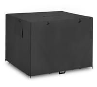 Dalema 48Inch Wire Dog Crate Cover,Durable Windproof Privacy Polyester Pet Kennel Covers,Breathable Blackout Cover for 1/2/3 Door Dog Cage. (48" L x 30" W x 33" H,Black)