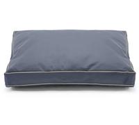 Dalema Dog Bed Cover,Waterproof Tough Plastic DIY Pet Bed Cover,Non Stick Hair Easy to Clean Rectangular Fillable Dog Bed Covers with Zipper(Dark Grey,36" L x 27" W x 4" Th,Cover Only)