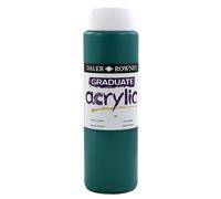 Daler Rowney 123500386 Graduate Acrylic Paint 500ml Phthalo Green