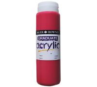 Daler Rowney 123500542 Graduate Acrylic Paint 500ml Crimson