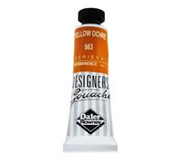 Daler-Rowney : Designers' Gouache Paint : 15ml : Yellow Ochre