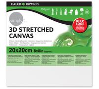 Daler Rowney 3D Stretched Canvas 20x20x4cm