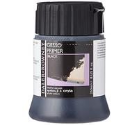 Daler-Rowney Acrylic Gesso, Plastic Pot, 8.45oz - 250 ml, Black Gesso Primer