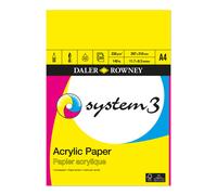 daler rowney acrylic paint paper pads - A4
