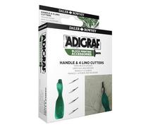 Daler-Rowney Adigraf Lino Cutters, Cardboard Box, Lino Cutters, 4pcs