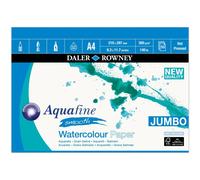 Daler-Rowney : Aquafine Watercolour Pad : 300gsm : A4 : Jumbo : 50 sheets : Hot Pressed