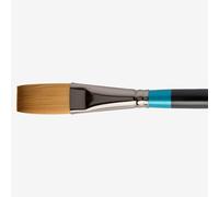 Daler-Rowney Aquafine Watercolour Brush, Soft Synthetic Hair, Short Handle, One Stroke, 3/4in