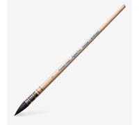 Daler-Rowney Aquafine Watercolour Brush, Natural Goat Hair, Short Handle, Pointed Wash, 2