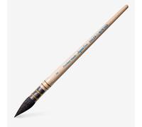 Daler-Rowney Aquafine Watercolour Brush, Natural Goat Hair, Short Handle, Pointed Wash, 6