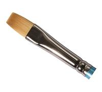 Daler-Rowney Aquafine Watercolour Brush, Soft Synthetic Hair, Short Handle, Flat Shader, 10
