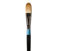 Daler-Rowney Aquafine Watercolour Brush, Soft Synthetic Hair, Short Handle, Oval Wash, 3/4in