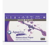 Daler-Rowney : Aquafine Watercolour Pad : 300gsm : A4 : 12 sheets : Cold Pressed: Not