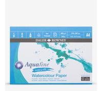 Daler-Rowney : Aquafine Watercolour Pad : Landscape : 300gsm : A4 : 12 Sheets : Smooth