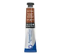 Daler-Rowney Aquafine Watercolour Paint, Aluminium Tube, 0.27oz - 8 ml, Burnt Sienna