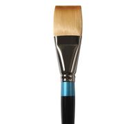 Daler-Rowney Aquafine Watercolour Brush, Soft Synthetic Hair, Short Handle, Short Flat, 1.5in