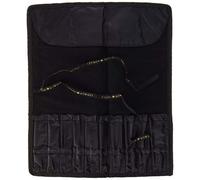 Daler-Rowney Artist Brush Roll Black Storage Carrier Pouch, Ideal for Professional Artists & Students